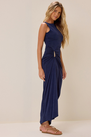 Jenni Draped Maxi Dress - Altar'd State - 