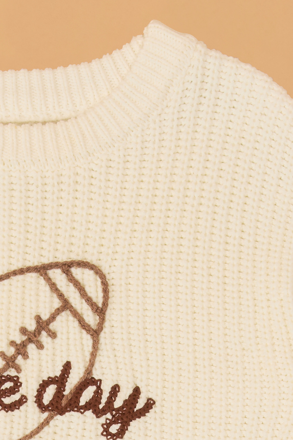 Giorgio Game Day Knit Sweater Detail 3 - Altar'd State