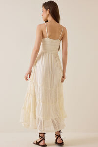 Tami Lace Tiered Maxi Dress Detail 5 - Altar'd State