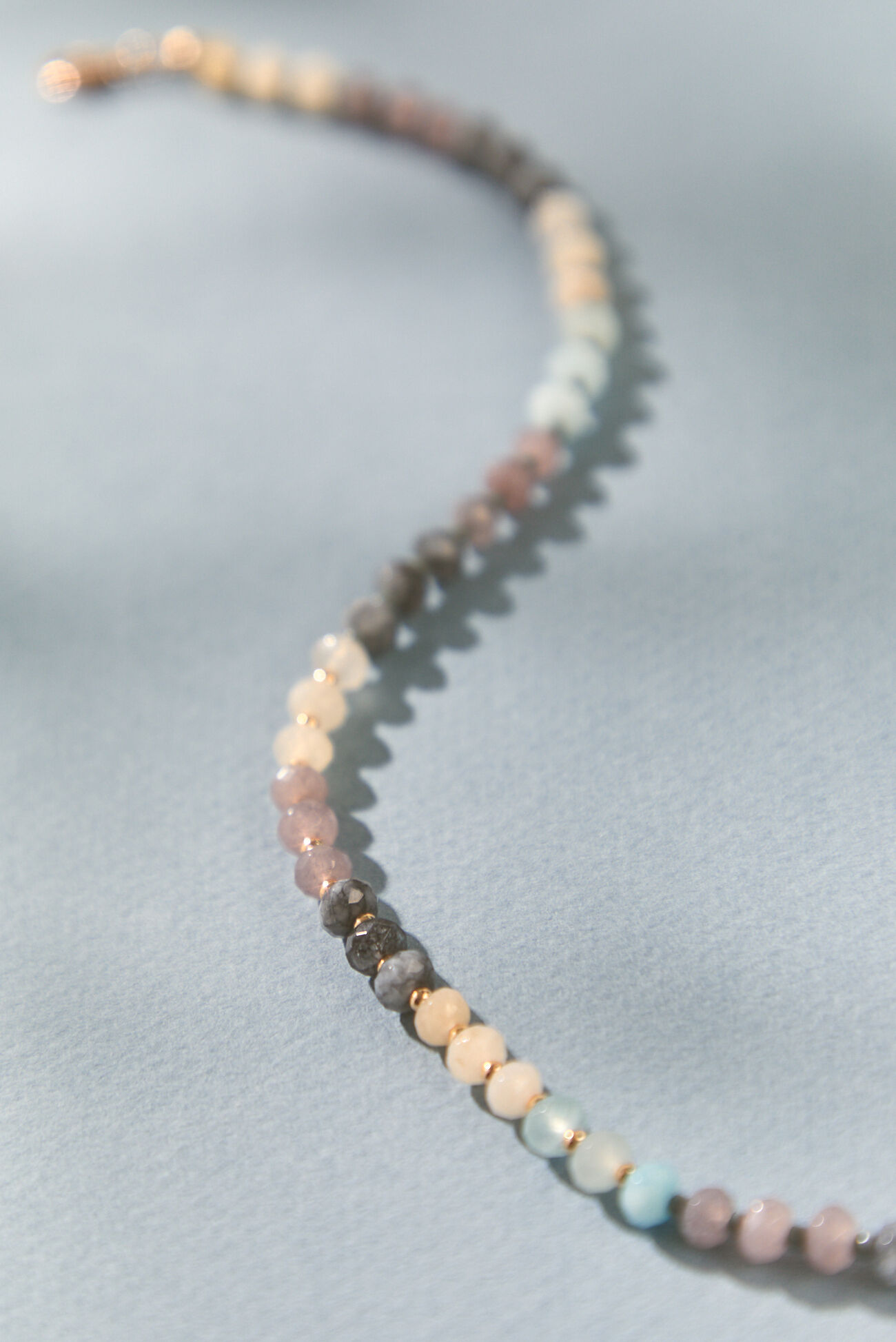 Celia Multi Beaded Gemstone Necklace