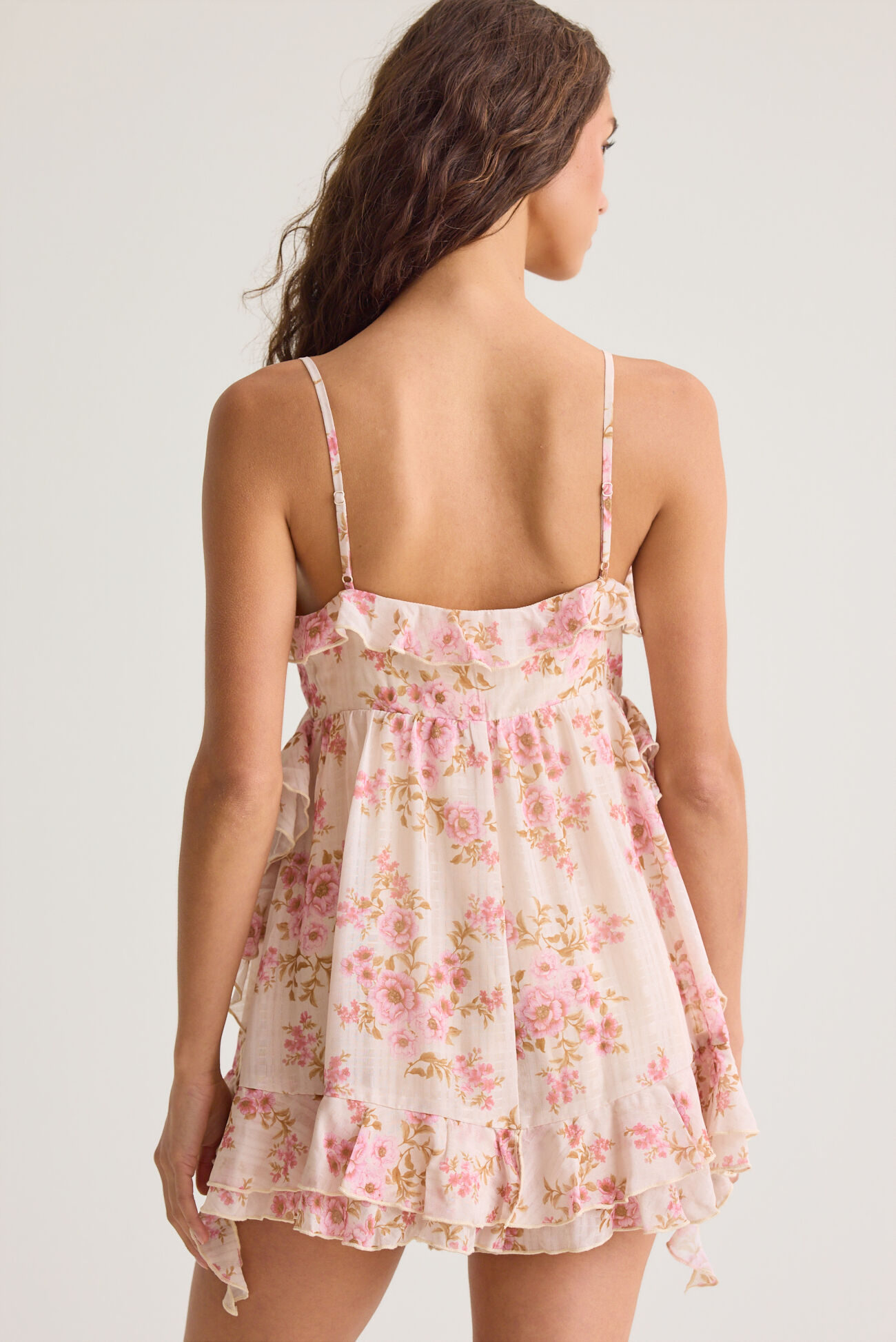 Rose Ruffle Romper