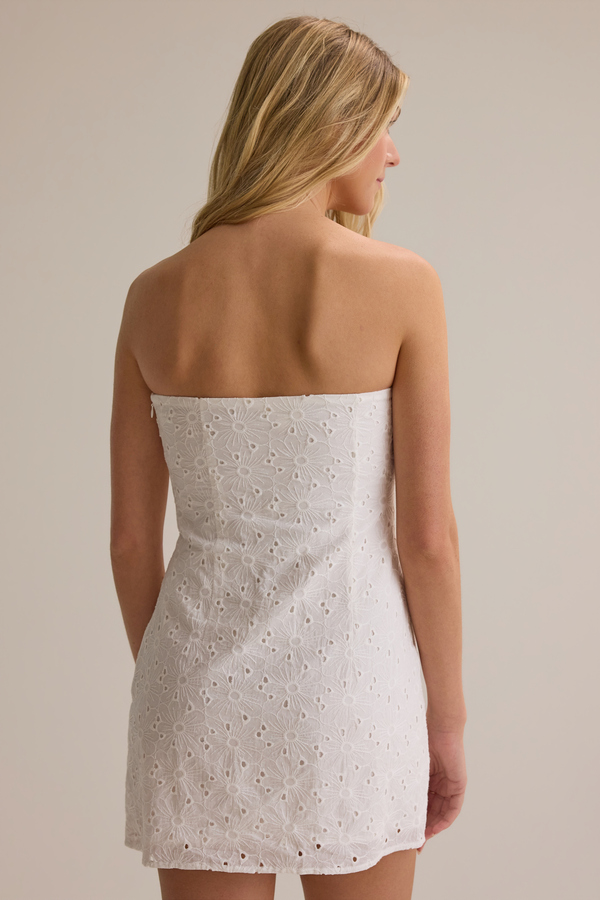 Zara Eyelet Mini Dress Detail 5 - Altar'd State