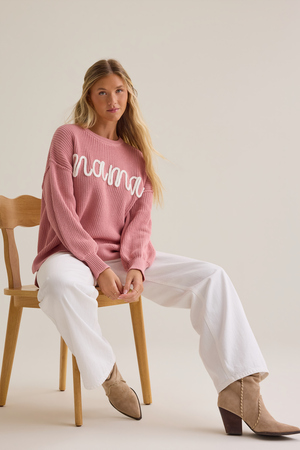 Maeve Mama Topstitch Sweater - Altar'd State - 
