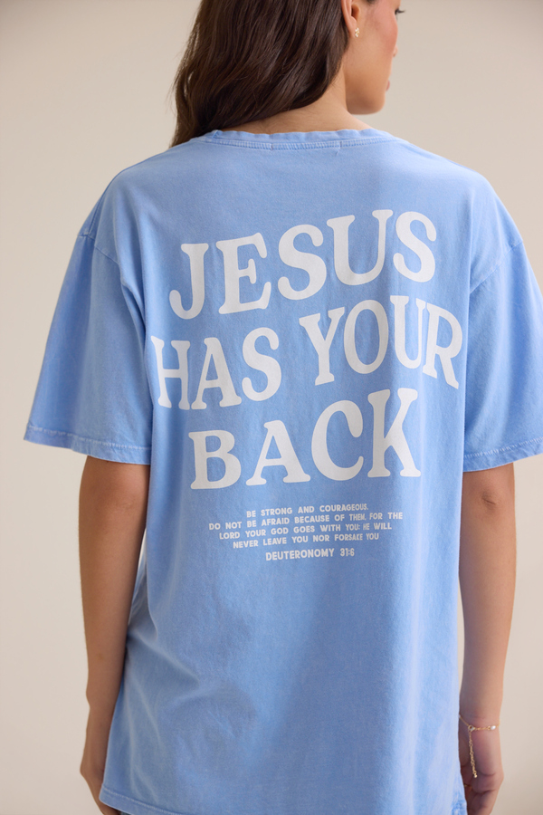 Jesus Has Your Back Tee Detail 6 - Altar'd State