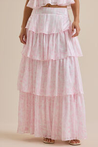 Rosie Tiered Skirt Detail 2 - Altar'd State