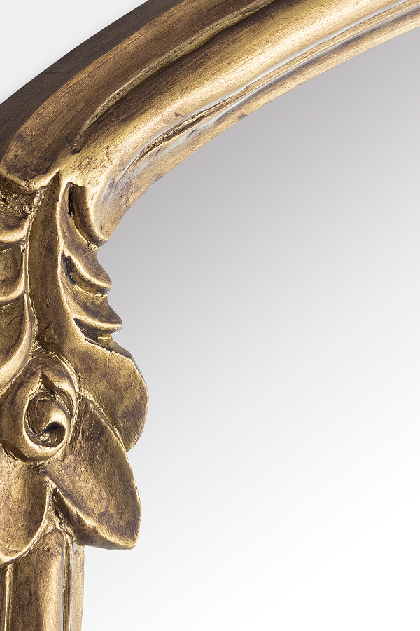 Amelie Gilded Wood Mirror Detail 3 - Altar'd State