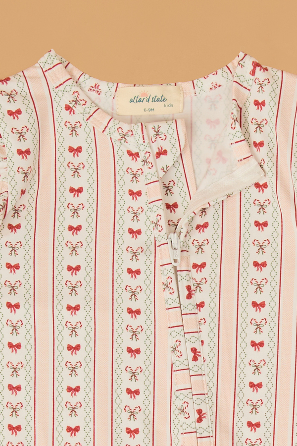 Candy Cane Cuteness Footie Detail 3 - Altar'd State
