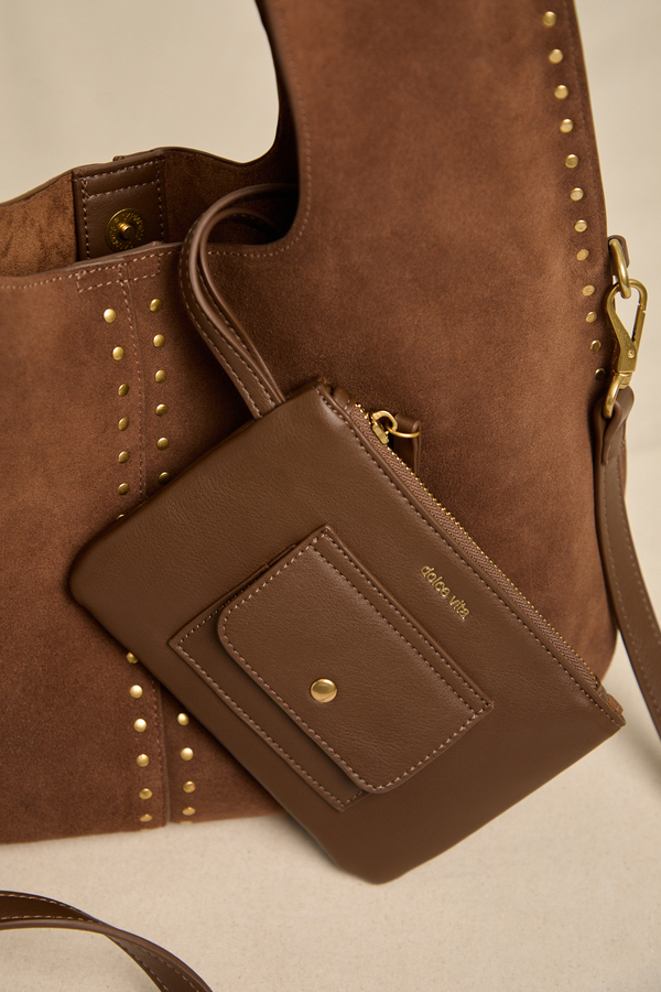 Brown Studded Tote Detail 6 - Altar'd State