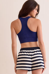 Victory Lap Stripe Shorts Detail 4 - Altar'd State