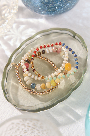 Eliana Beaded Stretch Bracelet - Altar'd State - 
