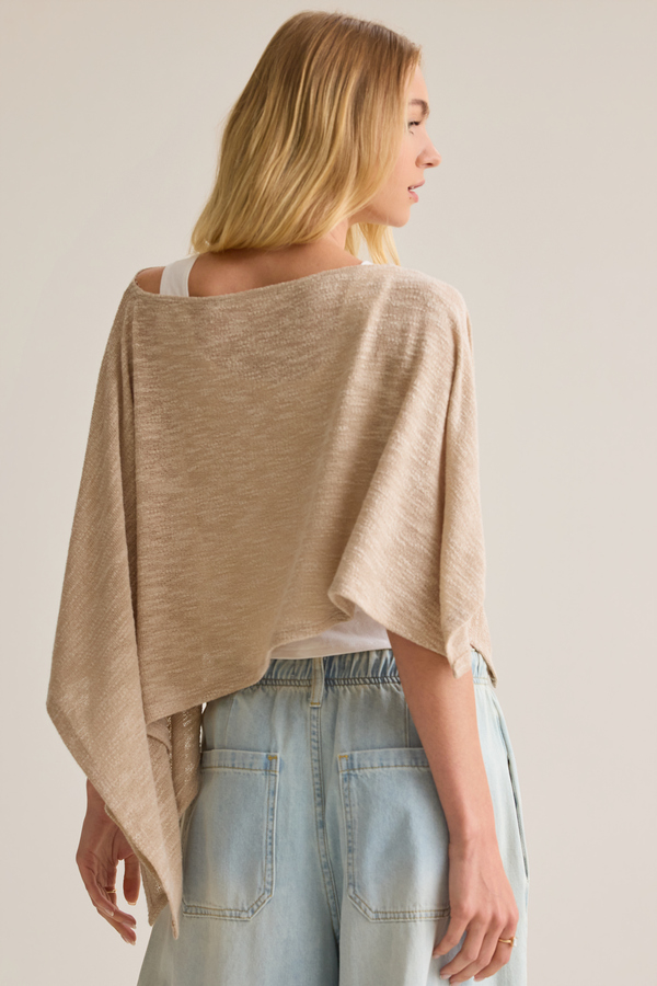 Garie Knit Poncho Detail 4 - Altar'd State