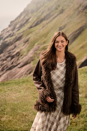 Georgia Faux Fur Trim Jacket - Altar'd State - 