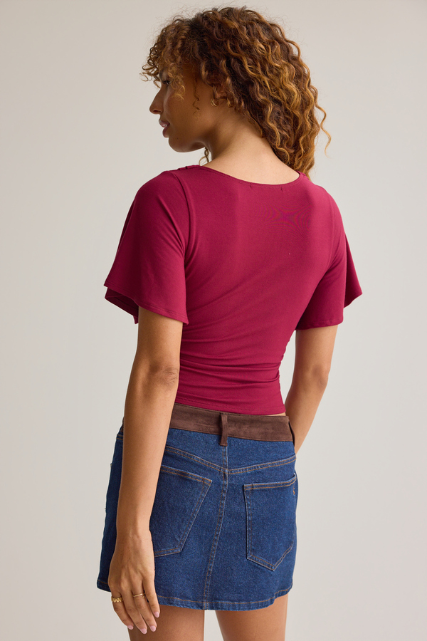 Amaris Cowl Neck Top Detail 6 - Altar'd State