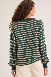 Catt Striped Sweater Detail 4 - Altar'd State
