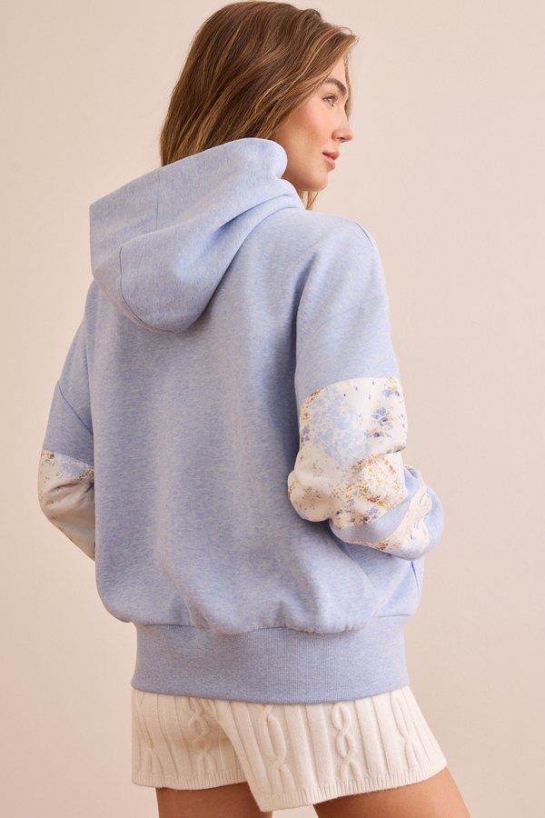 Champ Patchwork Hoodie Detail 5 - Altar'd State