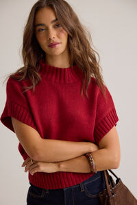 Thalia Mock Neck Sweater Detail 2 - Altar'd State