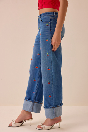 Bella Embroidered Jeans - Altar'd State - 
