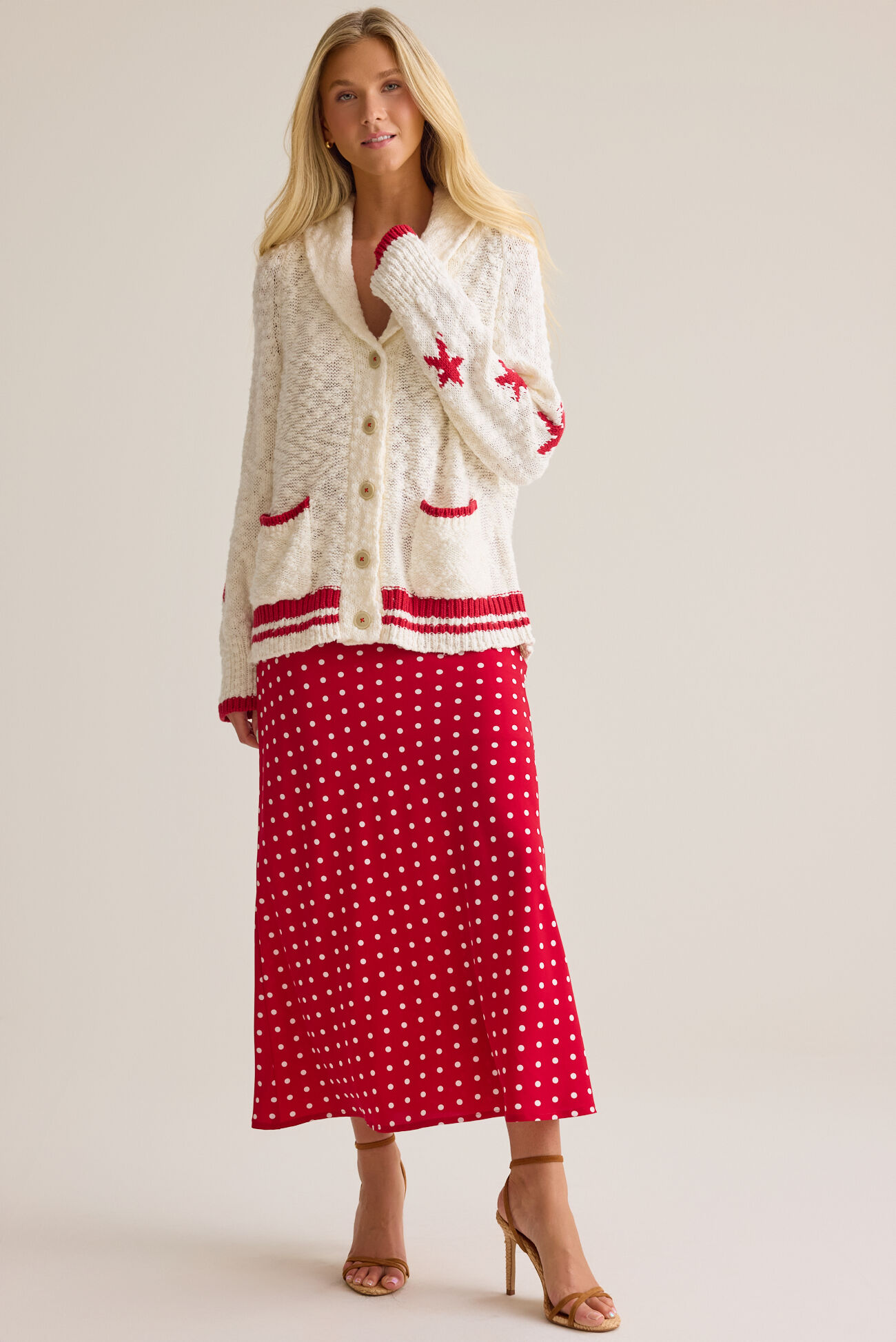 Liberty Flag Back Cardigan