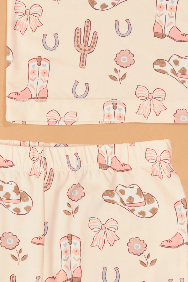 Darlin' Cowgirl Long Sleeve Lounge Set Detail 2 - Altar'd State