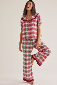 Plaid Wishes Mama Lounge Set - Altar'd State