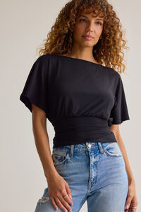 Mina Boatneck Fitted Top Detail 2 - Altar'd State