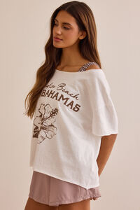 Paradise Beach Graphic Tee Detail 3 - Altar'd State