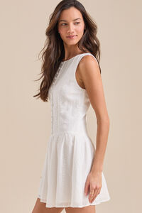 Layla Eyelet Mini Dress Detail 4 - Altar'd State