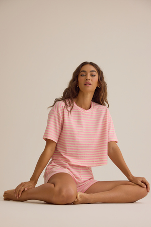 Nyra Stripe Relaxed Top - Altar'd State - 