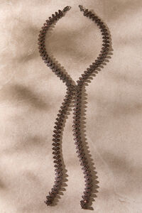 Adelaide Crystal Y Necklace Detail 2 - Altar'd State