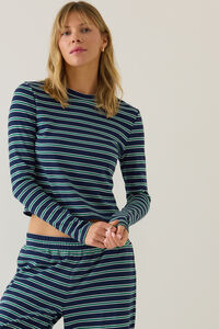 Santorini Striped Knit Top Detail 3 - Altar'd State