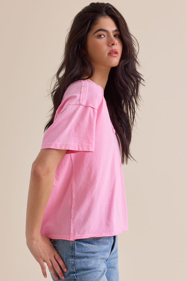 Bristol Oversized Tee Detail 3 - Altar'd State