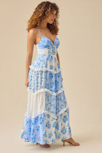 Adernlia Floral Maxi Dress Detail 4 - Altar'd State