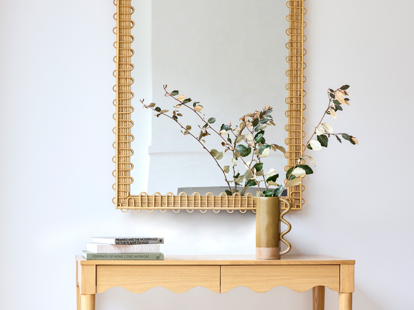 Cora Rattan Mirror - Altar'd State - 
