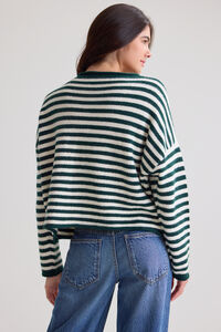 Madeline Striped Cardigan Detail 5 - Altar'd State