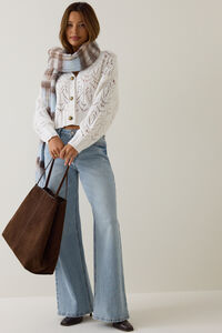 Bridgette Balloon-Sleeve Cardigan Detail 6 - Altar'd State
