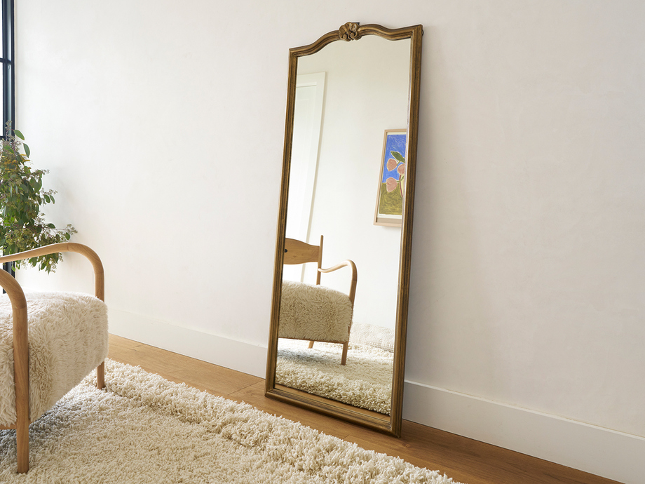 Adele Gilded Wood Mirror - Altar'd State