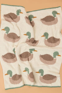 Mallard Chenille Blanket By Mudpie Detail 2 - Altar'd State