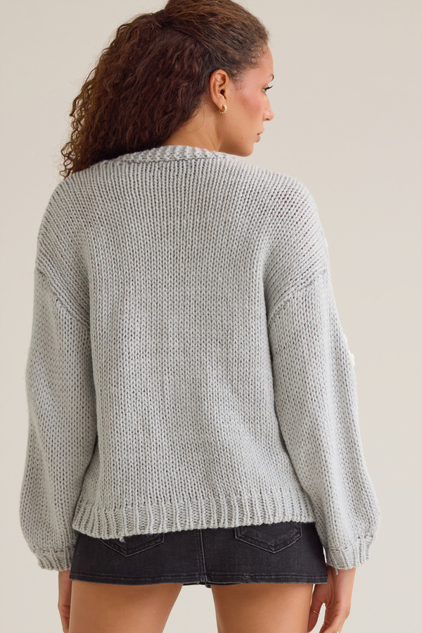 Jennie 3D Flower Cardigan Detail 6 - Altar'd State
