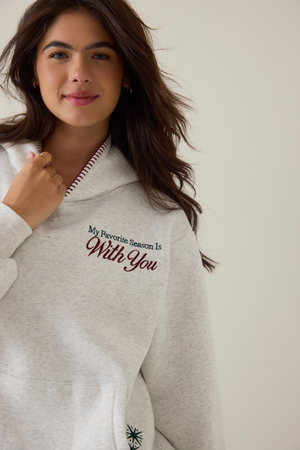 My Favorite Season is With You Hoodie - Altar'd State