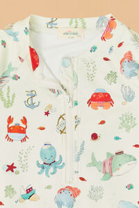 Sailor Sea Romper Swimsuit Detail 4 - Altar'd State