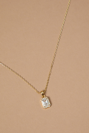 18K Gold Radiant Charm Necklace - Altar'd State - 
