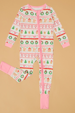Fair Isle Gingerbread Girl Romper - Altar'd State - 