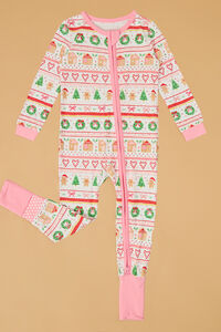 Fair Isle Gingerbread Girl Romper Detail 2 - Altar'd State
