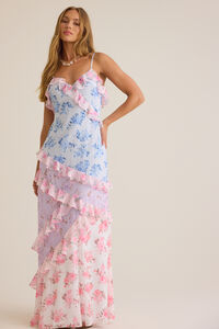 Olivia Floral Maxi Dress - Altar'd State