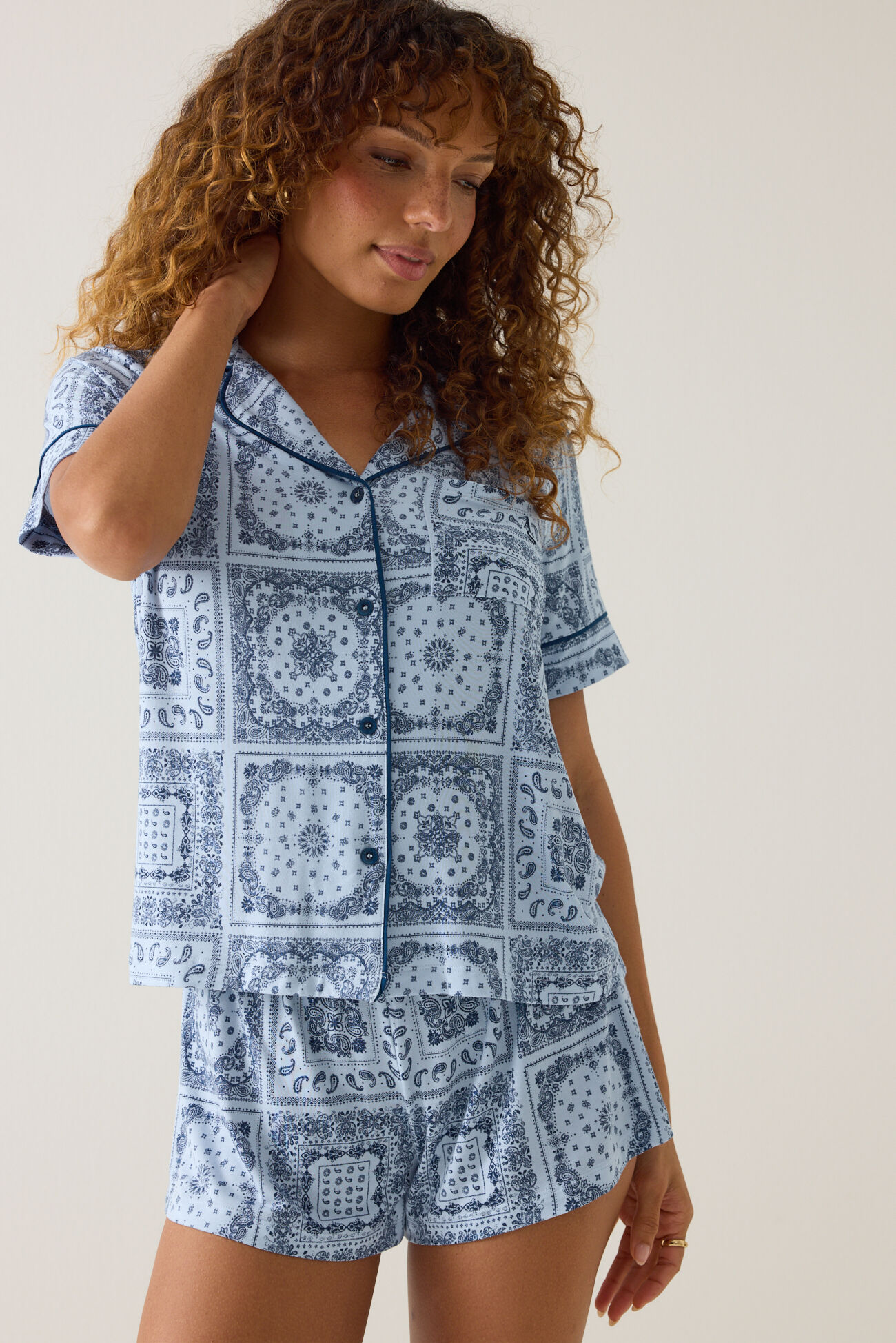 Haley Bandana Lounge Top