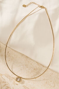 Oval Charm Necklace Detail 5 - Altar'd State