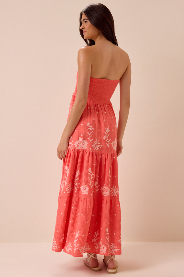 Melanie Strapless Maxi Dress Detail 5 - Altar'd State