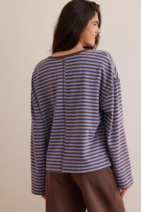 Inspire Stripe Boxy Tee Detail 4 - Altar'd State