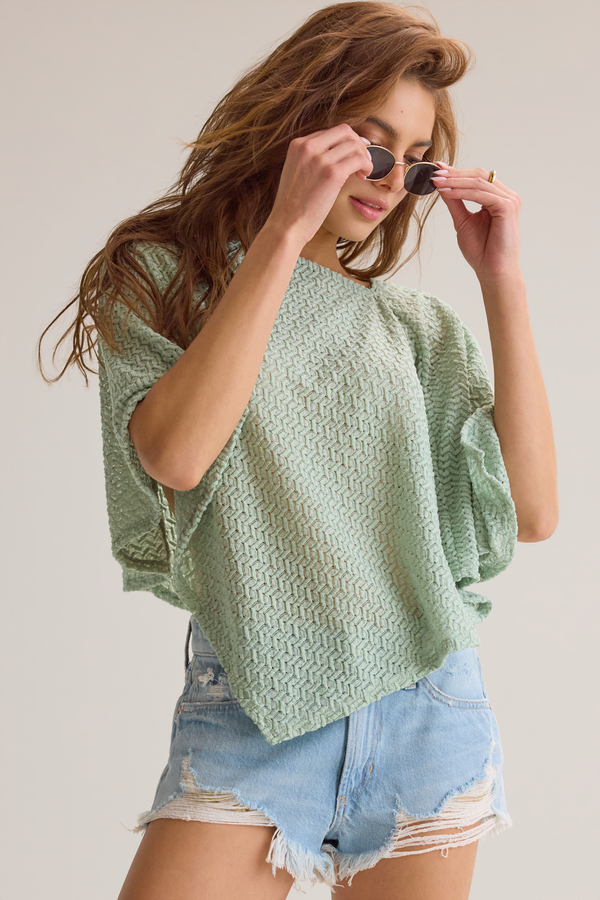 Larken Knit Poncho - Altar'd State