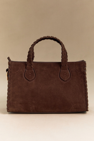 Braided Suede Crossbody Bag - Altar'd State - 